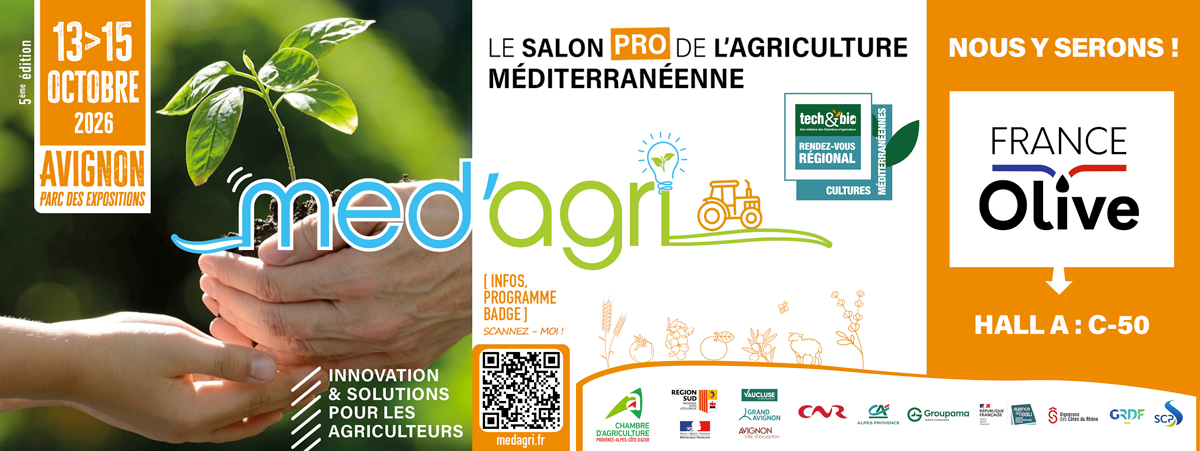 France Olive au Med'Agri 2026